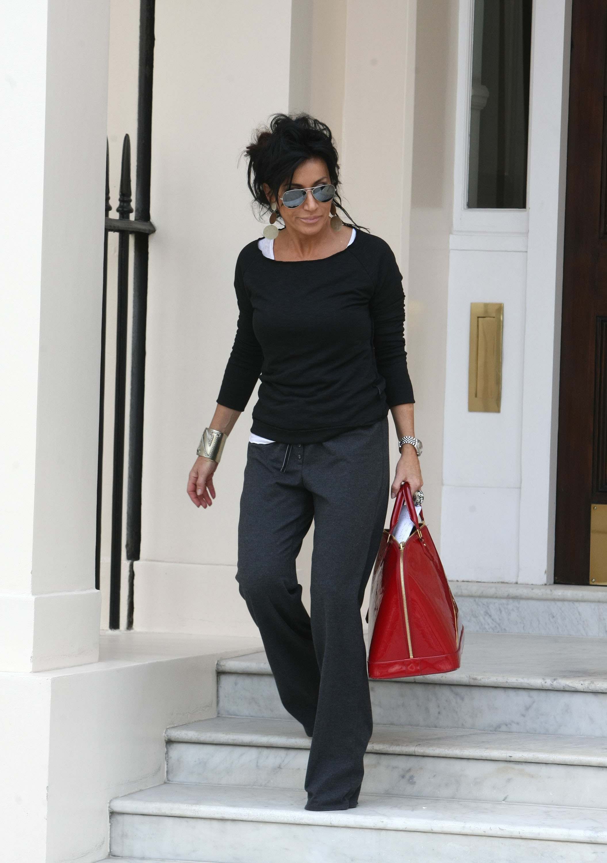 Nancy Dell'Olio is seen leaving a medical building on Harley Street | Picture 101271